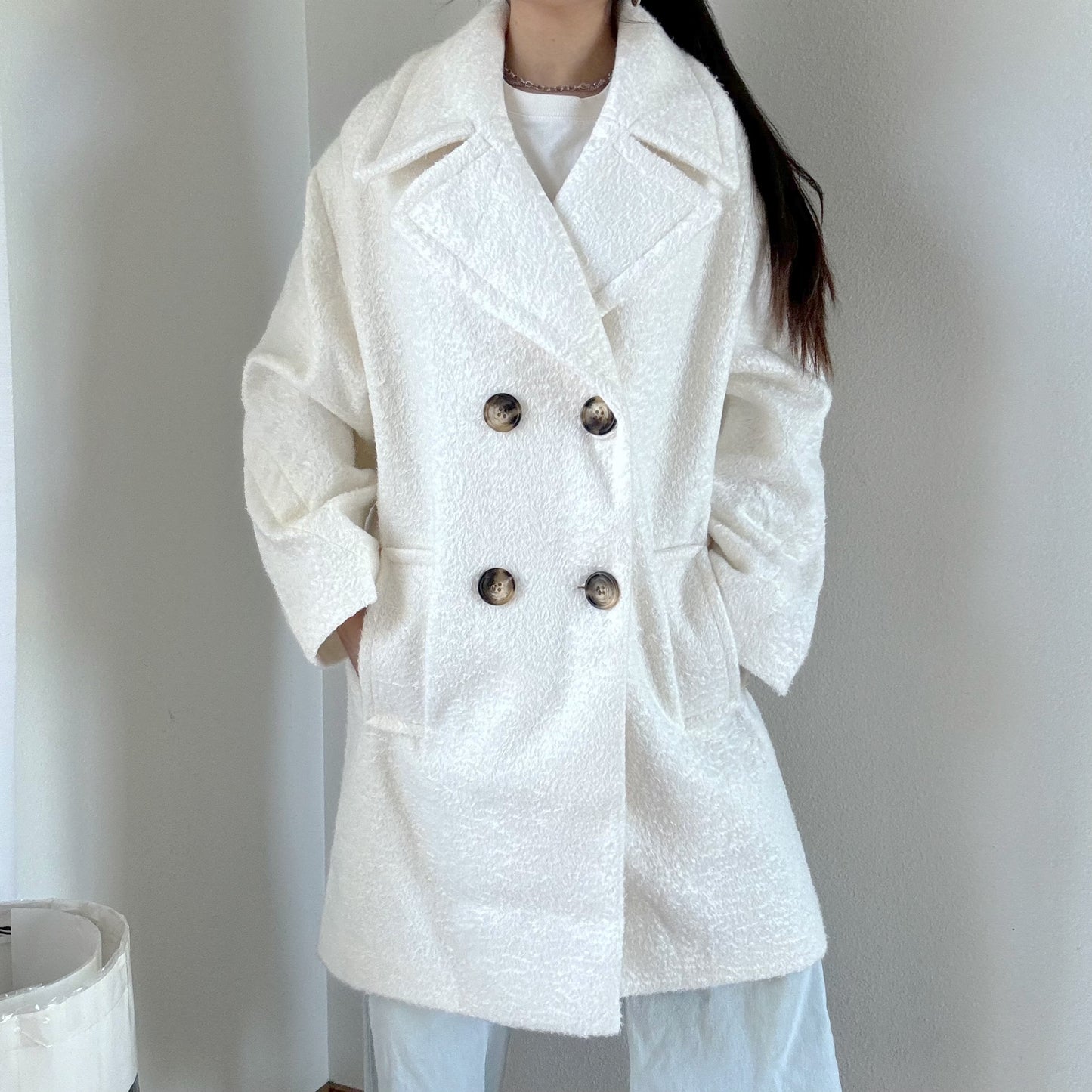 ASOS Double Breasted Coat - 0