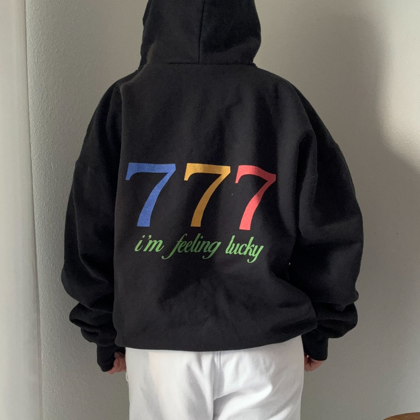 777 I'm Feeling Lucky Hoodie - L