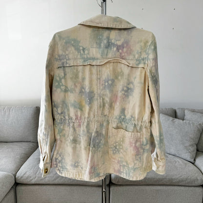 Anthropologie Tie Dye Denim Jacket - M