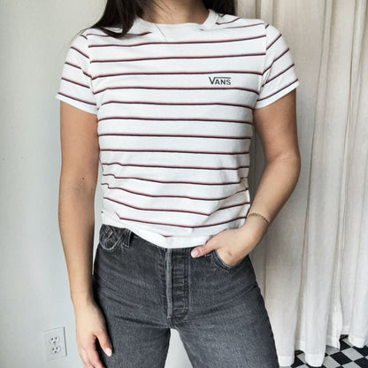 Vans Striped Short Sleeve - XXS