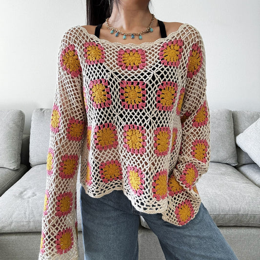 Baevely Crochet Long Sleeve - S