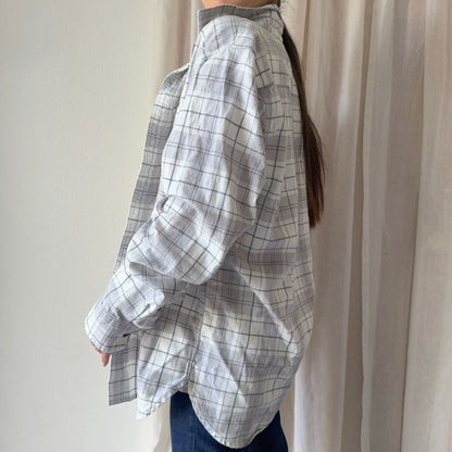 Lucky Brand Plaid Button Down - L