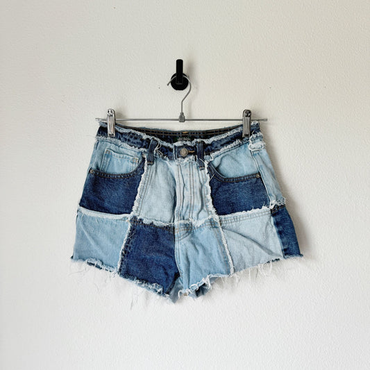 Wild Fable Patch Denim Shorts - 0