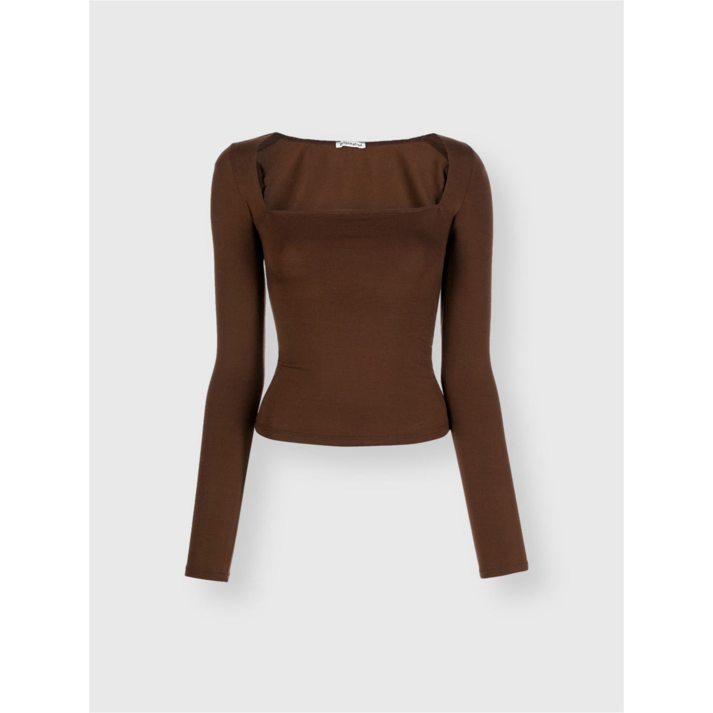 Reformation Walter Square Neck Long Sleeve - XS
